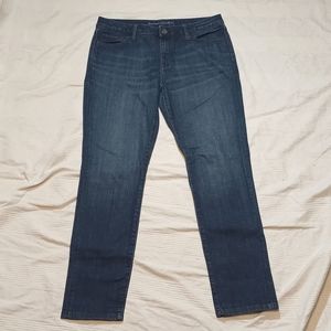 2013 BANANA REPUBLIC SKINNY CUFFED JEANS WOMENS 30 LOW RISE 10 R ANKLE LIKE NEW!